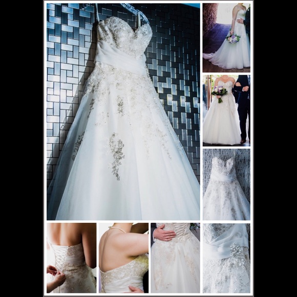 DISCOUNT** Sophia Tolli Wedding Dress - Picture 1 of 1